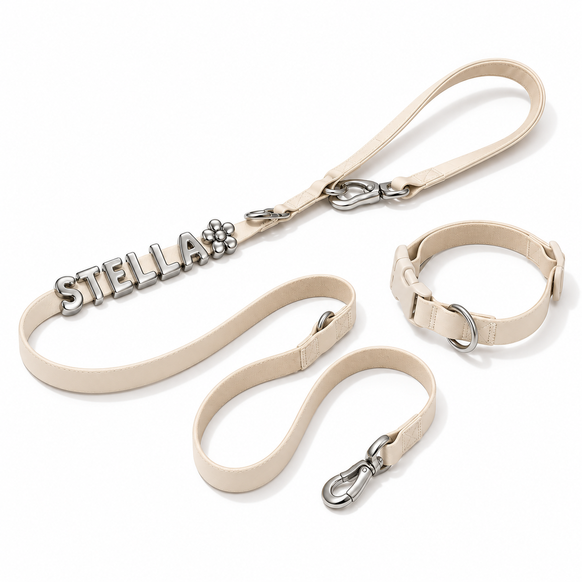 Happy Days Dog Leash + Collar Set